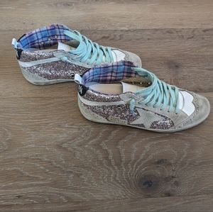 Golden Goose Mid Star Glitter Sneakers - RARE and LIKE NEW Size 37